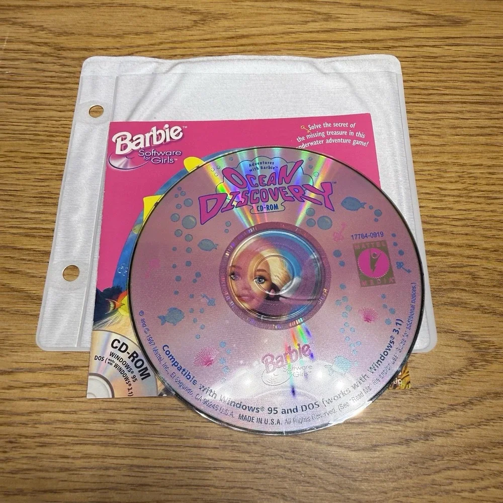 Adventures With Barbie: Ocean Discovery CD-ROM (PC, 1997)